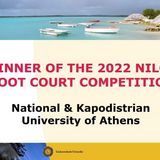 NILOS Moot Court Competition on the Law of the Sea 2022: Πρώτη θέση στον κόσμο