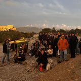 Μάθημα Ιστορίας Δικαίου - Ξενάγηση φοιτητών στην Πνύκα