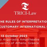 THE RULES OF INTERPRETATION OF CUSTOMARY INTERNATIONAL LAW